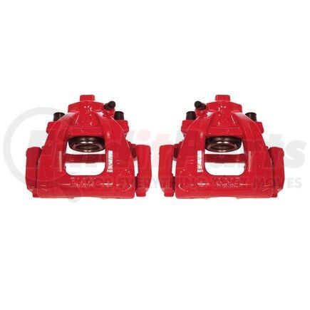 PowerStop Brakes S2776 Red Powder Coated Calipers