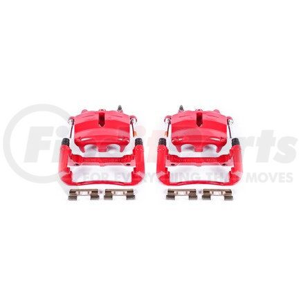 PowerStop Brakes S4860 Red Powder Coated Calipers