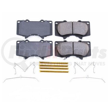 PowerStop Brakes 17-976B Z17 EVOLUTION CERAMIC BRAKE PADS W/ HARDWARE