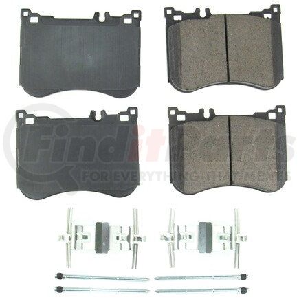 PowerStop Brakes 171688 Z17 EVOLUTION CERAMIC BRAKE PADS W/ HARDWARE