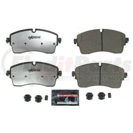 PowerStop Brakes Z366013 Z36 TRUCK & TOW CARBON-FIBER CERAMIC BRAKE PADS W/ HARDWARE