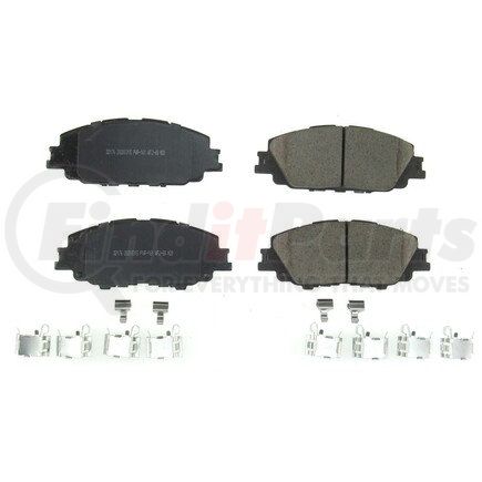 PowerStop Brakes 172176 Z17 EVOLUTION CERAMIC BRAKE PADS W/ HARDWARE