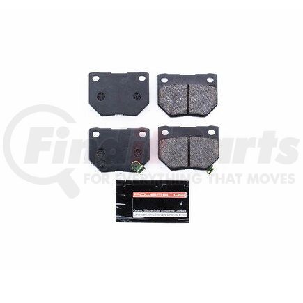PowerStop Brakes PSA461 TRACK DAY SPEC BRAKE PADS - STAGE 2 BRAKE PAD FOR SPEC RACING SERIES / ADVANCED TRACK DAY ENTHUSIASTS - FOR USE W/ RACE TIRES