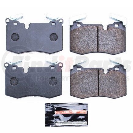 PowerStop Brakes PST1403 TRACK DAY BRAKE PADS - STAGE 1 BRAKE PAD FOR TRACK DAY ENTHUSIASTS - FOR USE W/ STREET TIRES