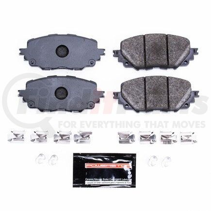 PowerStop Brakes PST1903 TRACK DAY BRAKE PADS - STAGE 1 BRAKE PAD FOR TRACK DAY ENTHUSIASTS - FOR USE W/ STREET TIRES