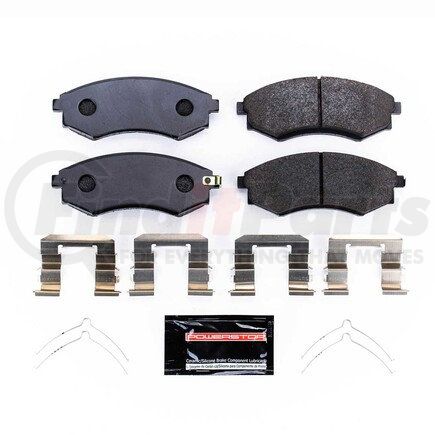 PowerStop Brakes PST449 TRACK DAY BRAKE PADS - STAGE 1 BRAKE PAD FOR TRACK DAY ENTHUSIASTS - FOR USE W/ STREET TIRES