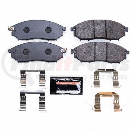 PowerStop Brakes PST888 TRACK DAY BRAKE PADS - STAGE 1 BRAKE PAD FOR TRACK DAY ENTHUSIASTS - FOR USE W/ STREET TIRES