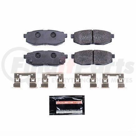 PowerStop Brakes PST1124 TRACK DAY BRAKE PADS - STAGE 1 BRAKE PAD FOR TRACK DAY ENTHUSIASTS - FOR USE W/ STREET TIRES