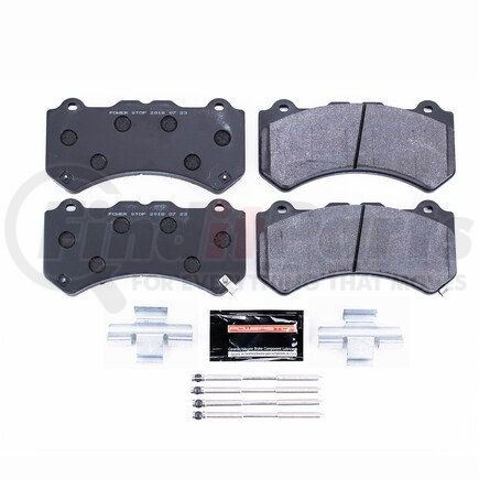 PowerStop Brakes PST1382 TRACK DAY BRAKE PADS - STAGE 1 BRAKE PAD FOR TRACK DAY ENTHUSIASTS - FOR USE W/ STREET TIRES