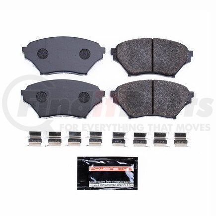 PowerStop Brakes PST890 TRACK DAY BRAKE PADS - STAGE 1 BRAKE PAD FOR TRACK DAY ENTHUSIASTS - FOR USE W/ STREET TIRES