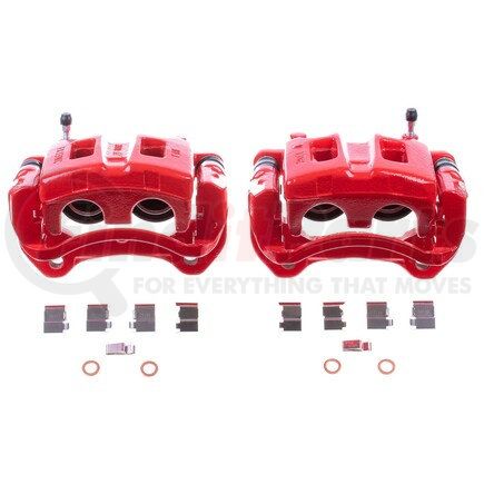 PowerStop Brakes S2800 Red Powder Coated Calipers