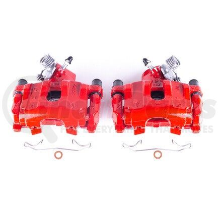 PowerStop Brakes S2954A Red Powder Coated Calipers