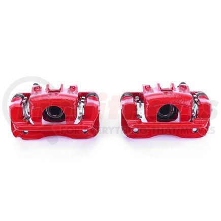 PowerStop Brakes S3456 Red Powder Coated Calipers