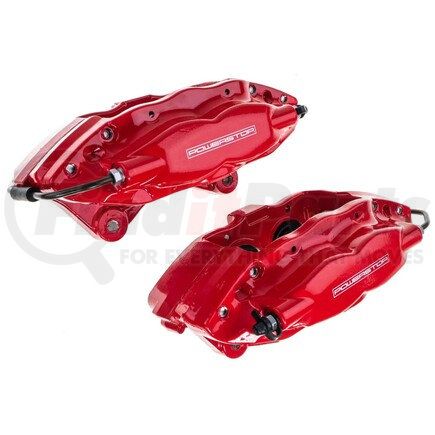 PowerStop Brakes S5114 Red Powder Coated Calipers