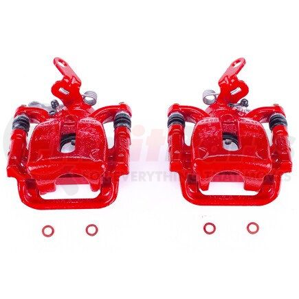 PowerStop Brakes S7272 Red Powder Coated Calipers
