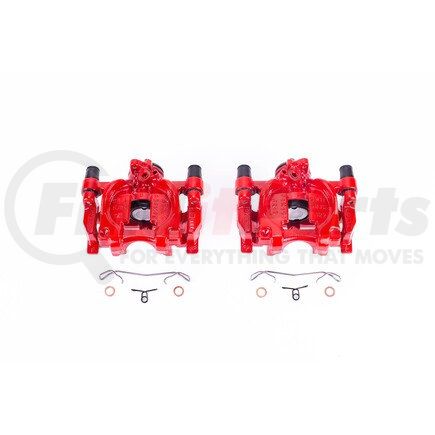 PowerStop Brakes S5476 Red Powder Coated Calipers