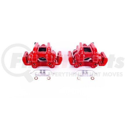 POWERSTOP BRAKES S7110 Red Powder Coated Calipers