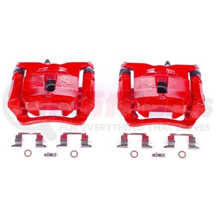 PowerStop Brakes S5522 Red Powder Coated Calipers
