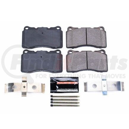 PowerStop Brakes Z231016 Z23 EVOLUTION SPORT CARBON-FIBER BRAKE PADS W/ HARDWARE