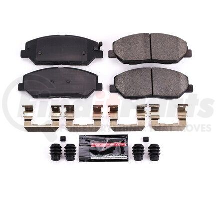 PowerStop Brakes Z231384 Z23 EVOLUTION SPORT CARBON-FIBER BRAKE PADS W/ HARDWARE