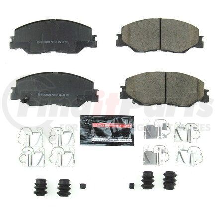 PowerStop Brakes Z232185 Z23 EVOLUTION SPORT CARBON-FIBER BRAKE PADS W/ HARDWARE