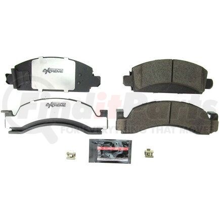 PowerStop Brakes Z36149 Z36 TRUCK & TOW CARBON-FIBER CERAMIC BRAKE PADS W/ HARDWARE