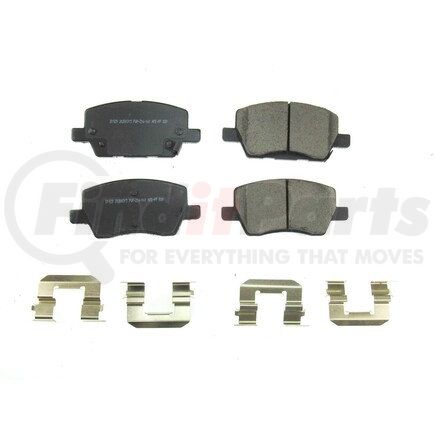 PowerStop Brakes 171929 Z17 EVOLUTION CERAMIC BRAKE PADS W/ HARDWARE