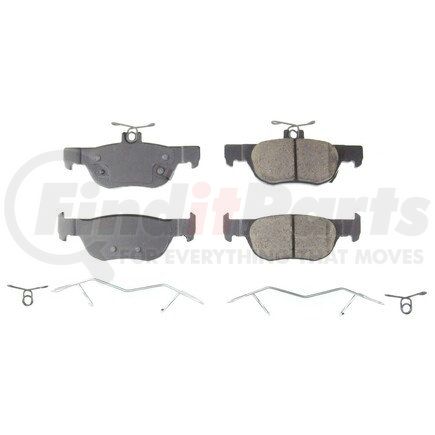 PowerStop Brakes 172219 Z17 EVOLUTION CERAMIC BRAKE PADS W/ HARDWARE