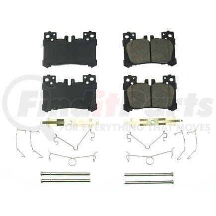 PowerStop Brakes 172063 Z17 EVOLUTION CERAMIC BRAKE PADS W/ HARDWARE