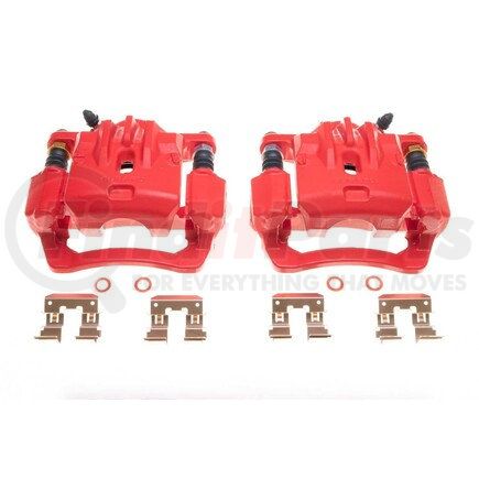 PowerStop Brakes S7028 Red Powder Coated Calipers