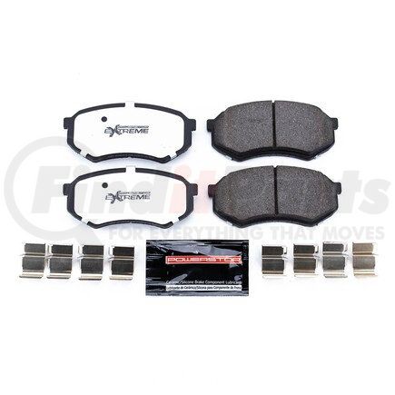 PowerStop Brakes Z36389 Z36 TRUCK & TOW CARBON-FIBER CERAMIC BRAKE PADS W/ HARDWARE