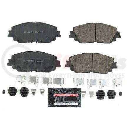 PowerStop Brakes Z232076 Z23 EVOLUTION SPORT CARBON-FIBER BRAKE PADS W/ HARDWARE