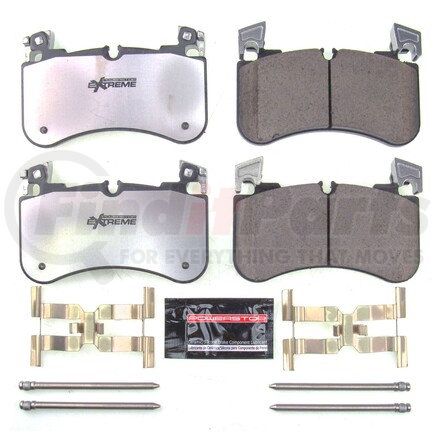 PowerStop Brakes Z362184 Z36 TRUCK & TOW CARBON-FIBER CERAMIC BRAKE PADS W/ HARDWARE