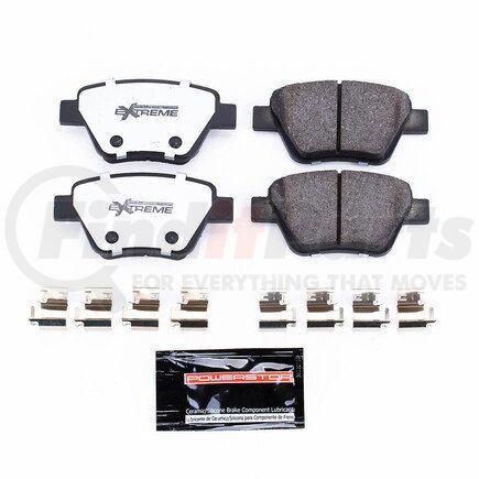 PowerStop Brakes Z261456 Z26 STREET PERFORMANCE CARBON-FIBER CERAMIC BRAKE PADS W/ HARDWARE