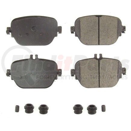 PowerStop Brakes 172047 Z17 EVOLUTION CERAMIC BRAKE PADS W/ HARDWARE