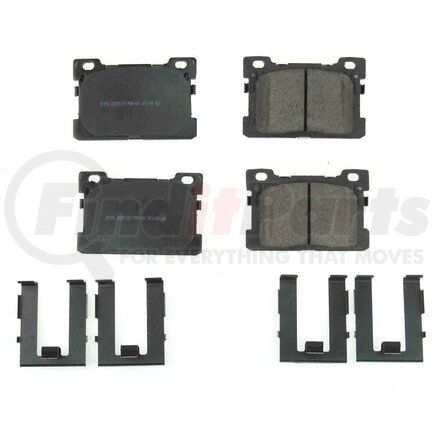 PowerStop Brakes 171976 Z17 EVOLUTION CERAMIC BRAKE PADS W/ HARDWARE