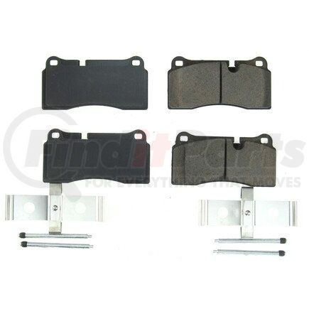 PowerStop Brakes 171155 Z17 EVOLUTION CERAMIC BRAKE PADS W/ HARDWARE