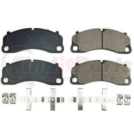 PowerStop Brakes 171741 Z17 EVOLUTION CERAMIC BRAKE PADS W/ HARDWARE