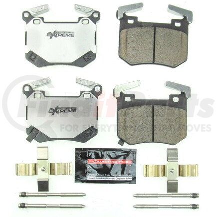 PowerStop Brakes Z262144 Z26 STREET PERFORMANCE CARBON-FIBER CERAMIC BRAKE PADS W/ HARDWARE