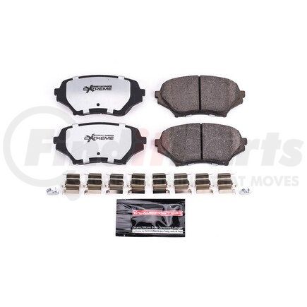 PowerStop Brakes Z261179 Z26 STREET PERFORMANCE CARBON-FIBER CERAMIC BRAKE PADS W/ HARDWARE