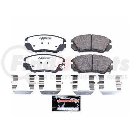 PowerStop Brakes Z261421 Z26 STREET PERFORMANCE CARBON-FIBER CERAMIC BRAKE PADS W/ HARDWARE