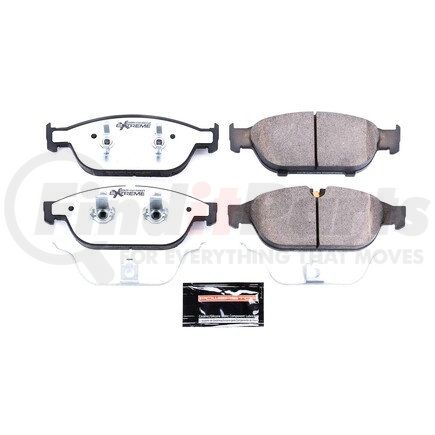 PowerStop Brakes Z261549 Z26 STREET PERFORMANCE CARBON-FIBER CERAMIC BRAKE PADS W/ HARDWARE