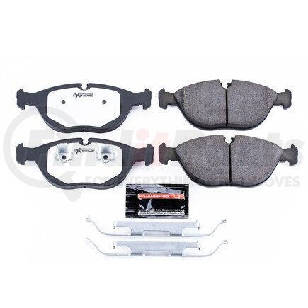 PowerStop Brakes Z26682 Z26 STREET PERFORMANCE CARBON-FIBER CERAMIC BRAKE PADS W/ HARDWARE