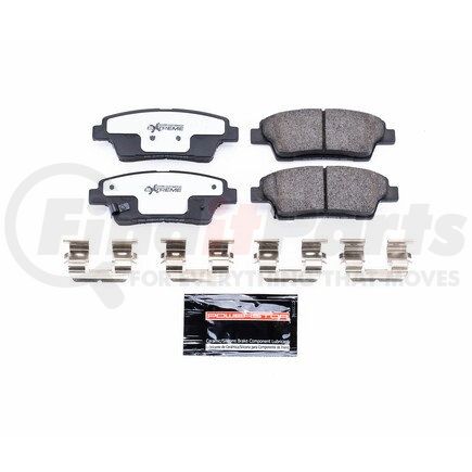 PowerStop Brakes Z261551 Z26 STREET PERFORMANCE CARBON-FIBER CERAMIC BRAKE PADS W/ HARDWARE