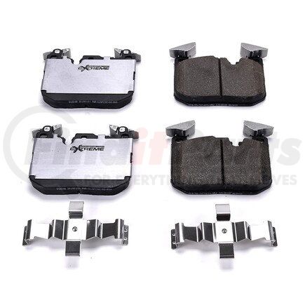 PowerStop Brakes Z261609B Z26 STREET PERFORMANCE CARBON-FIBER CERAMIC BRAKE PADS W/ HARDWARE
