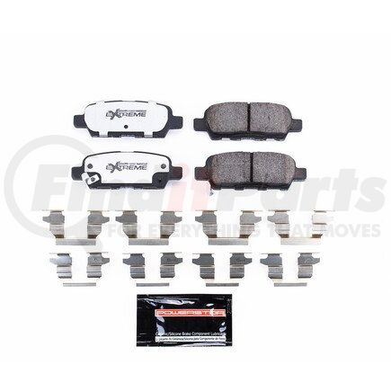 PowerStop Brakes Z261288 Z26 STREET PERFORMANCE CARBON-FIBER CERAMIC BRAKE PADS W/ HARDWARE