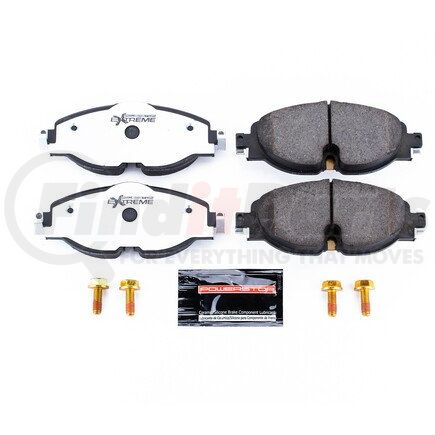 PowerStop Brakes Z261760 Z26 STREET PERFORMANCE CARBON-FIBER CERAMIC BRAKE PADS W/ HARDWARE