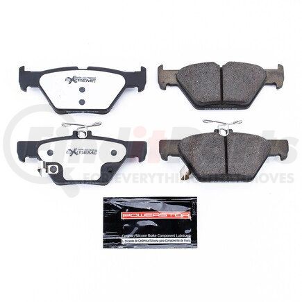 PowerStop Brakes Z261808 Z26 STREET PERFORMANCE CARBON-FIBER CERAMIC BRAKE PADS W/ HARDWARE