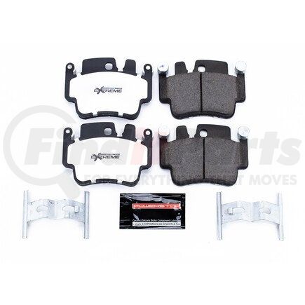 PowerStop Brakes Z26917 Z26 STREET PERFORMANCE CARBON-FIBER CERAMIC BRAKE PADS W/ HARDWARE