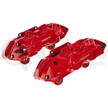 PowerStop Brakes S5520 Red Powder Coated Calipers
